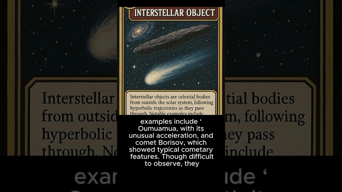 Why Interstellar Objects Matter | A Cosmic Peek-Show